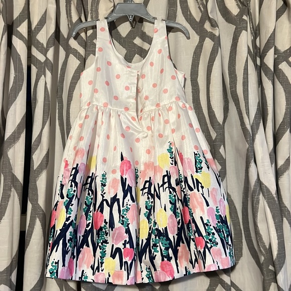 Gymboree Polka Dot and Floral Kids Dress - Picture 3 of 3